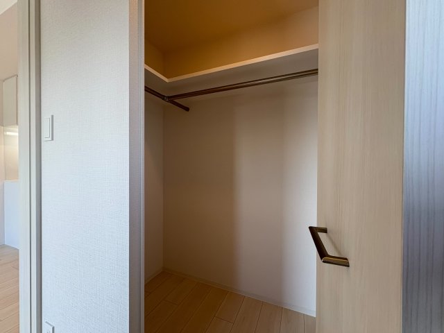 収納　たっぷりとした収納スペースです