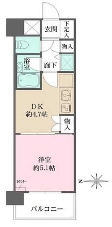 シティスクエア恵比寿の間取り写真