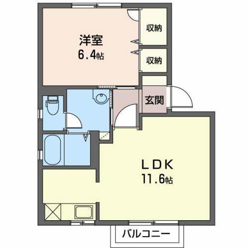 ベル セゾンの間取り写真