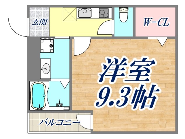 フジパレス出来島WEST5番館の間取り写真