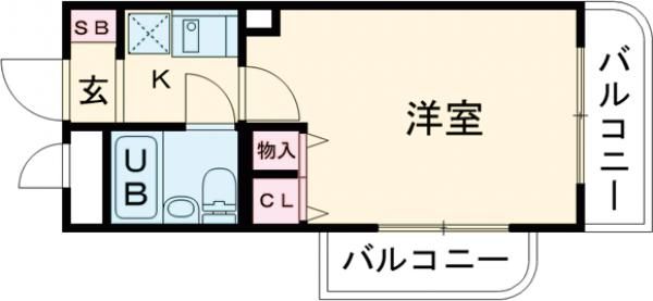 ライオンズマンション八王子北野の間取り写真