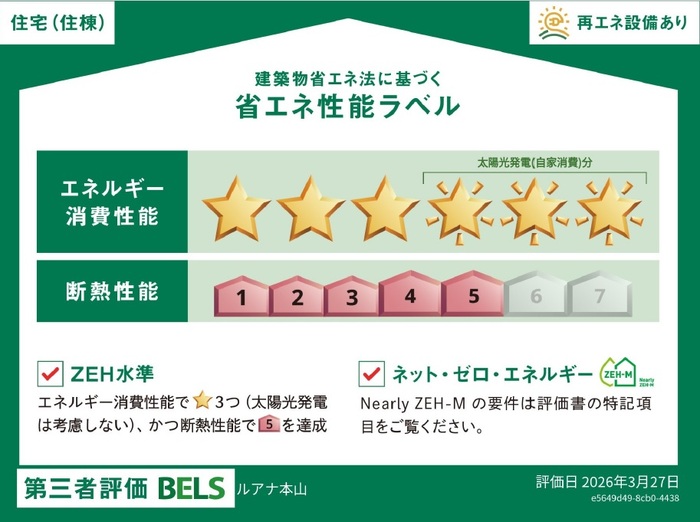 その他　省エネ性能ラベル（住棟）