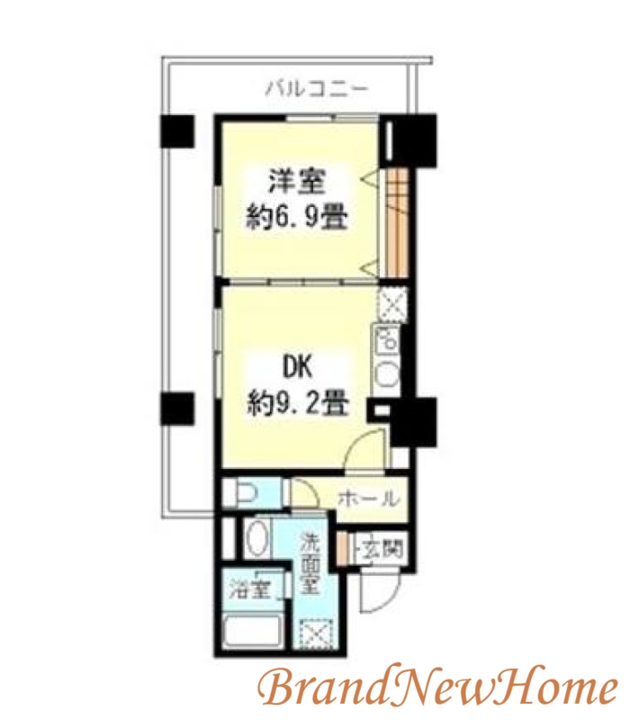 セントラル堺東の間取り写真