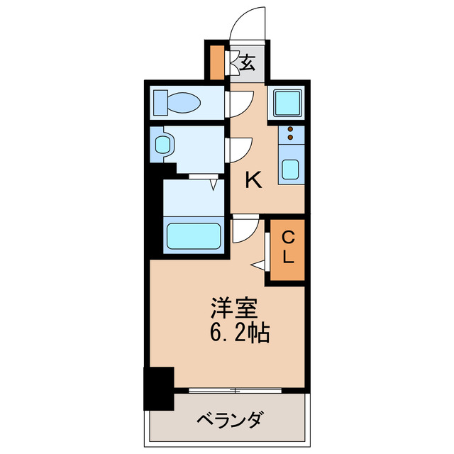プレサンスSAKAEフロントの間取り写真