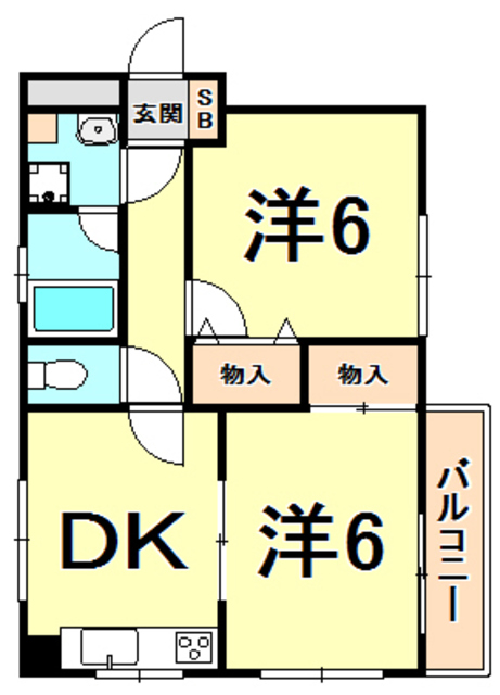 グランディア夙川Iの間取り写真