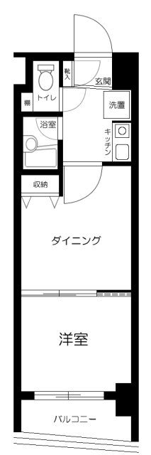 クリオ神奈川新町弐番館の間取り写真