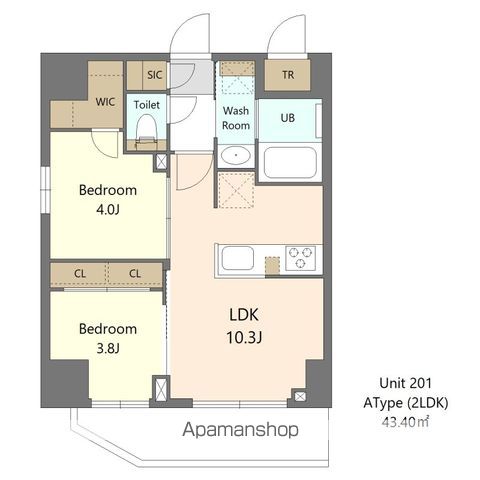 SーRESIDENCE浅草clarityの間取り写真