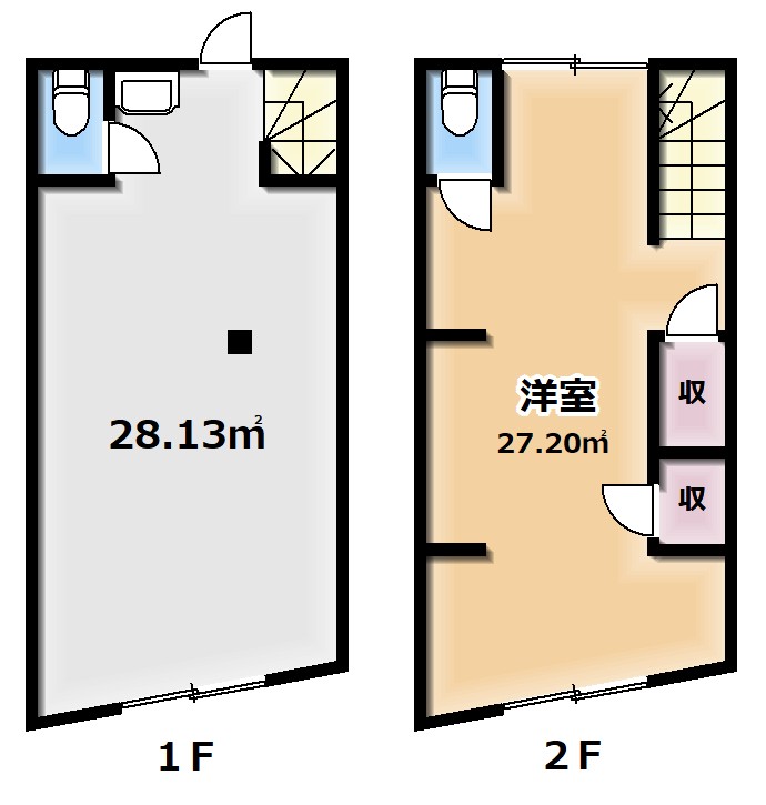 新橋町テナントの間取り写真