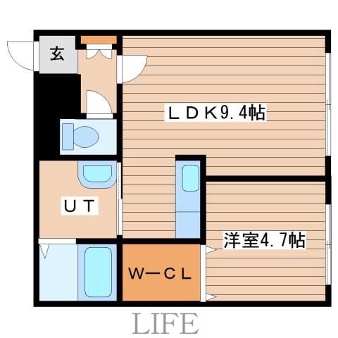 ブランノワール琴似STの間取り写真