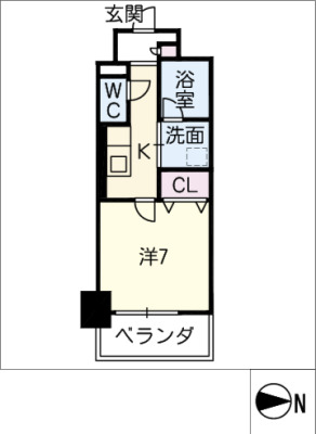 RAFFLE OZONEII -South Garden-の間取り写真