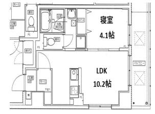 ＪＲ東海道本線 高槻駅 徒歩5分 6階建 築7年の間取り写真