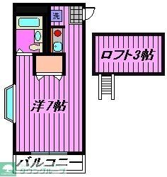 Kコーポの間取り写真