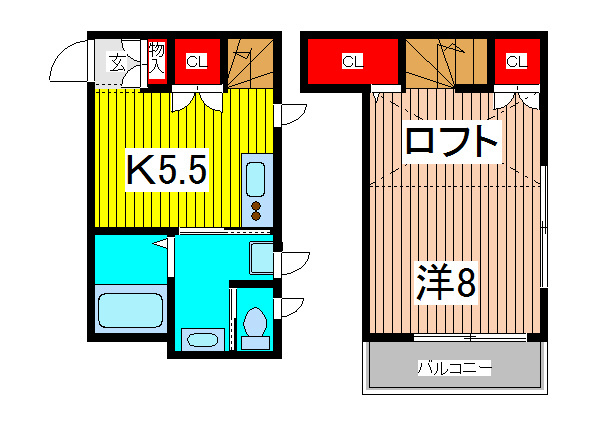 メルヴェーユIIIの間取り写真