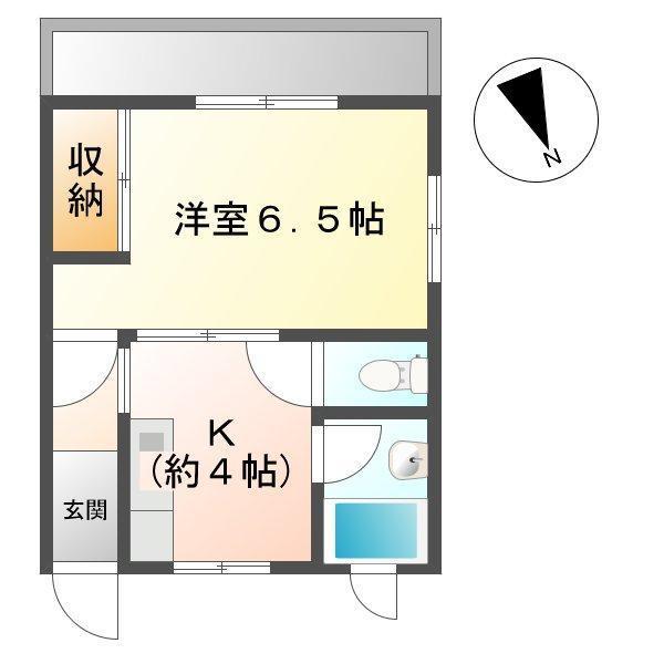 リバティ浜の宮の間取り写真