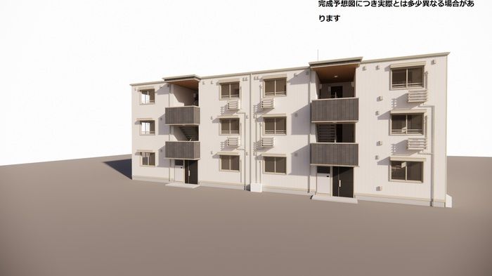 建物外観　外観パース