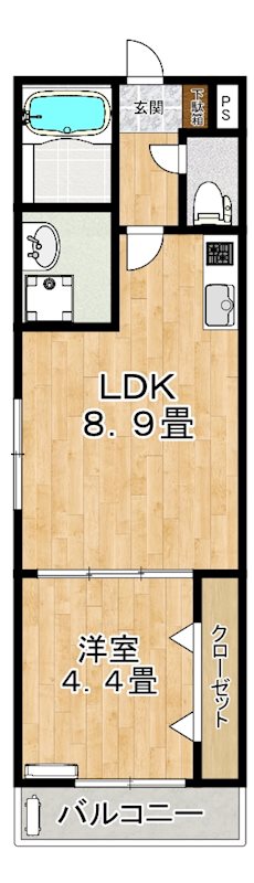 エステイトE泉大津の間取り写真