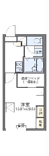 レオパレスヴィクトリーの間取り