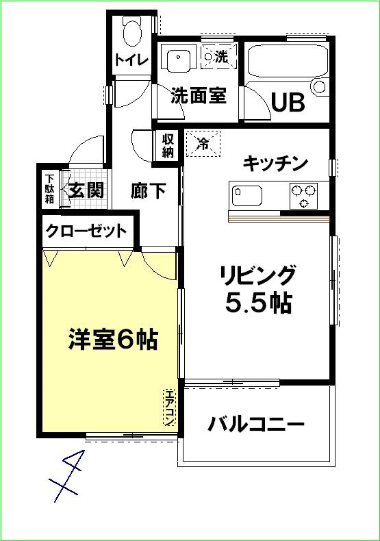 アーバニズム６８の間取り