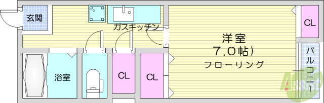 【ニューハイツ大泉の間取り】