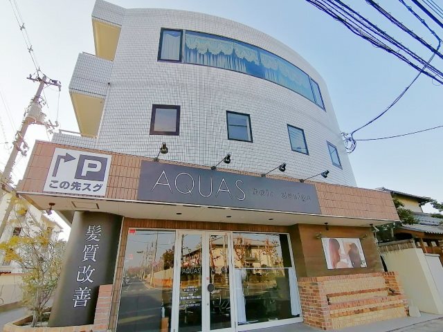 岡山市北区伊島町のマンションの建物外観