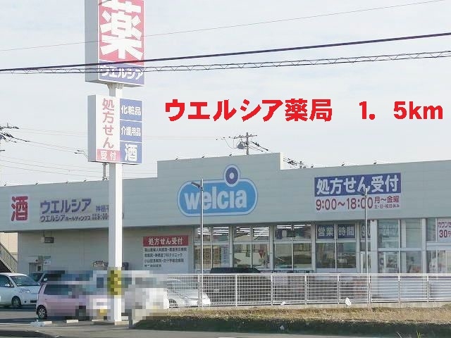 ドラックストア　ウエルシア薬局（ドラッグストア）まで1500m