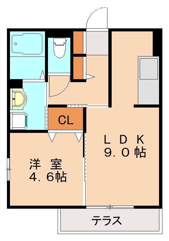 Dーroom麦野 参番館_間取り_0