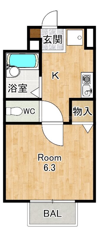 カーサフォルテの間取り