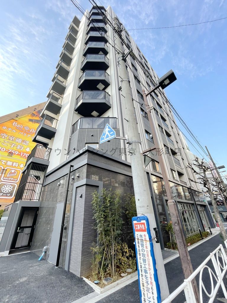 【墨田区江東橋のマンションの建物外観】