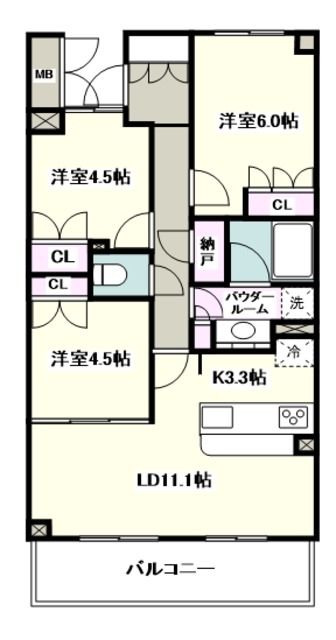 Ｓ－ＦＯＲＴ横浜青葉台の間取り