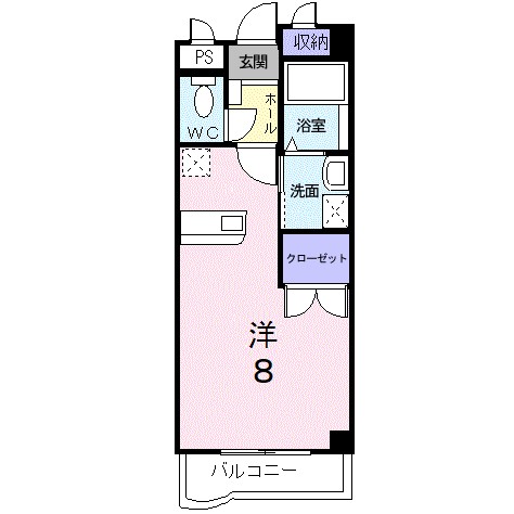 アヴァンシアＭの間取り