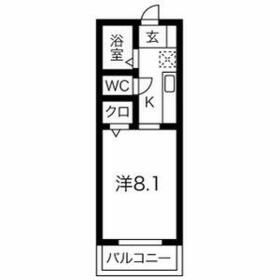 静岡市清水区真砂町のマンションの間取り