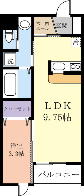 ベルシャトレーの間取り