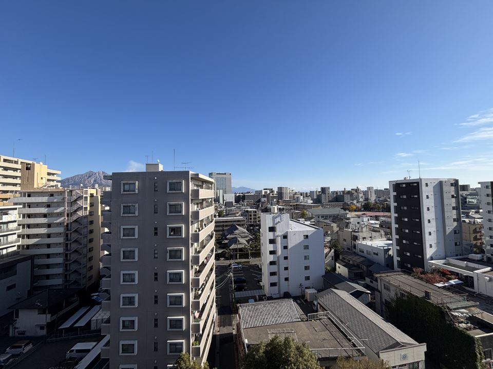 眺望　１０階からの高い眺めです