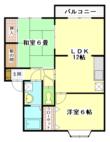 ベルエポックまるはちの間取り