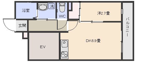 １０１６　ＴＯＷＥＲＳ　ＫＯＭＡＴＳＵＢＡＲＡの間取り