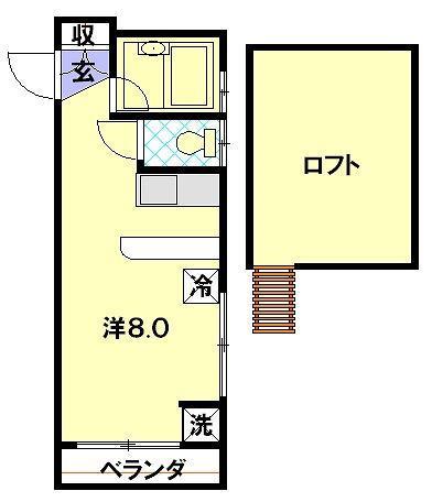 長崎大学医学部・ハイツの間取り