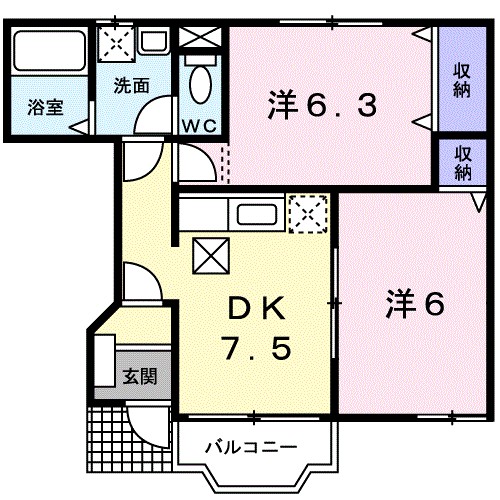 アブニ－ル　Ｓａｄａｏｋａの間取り