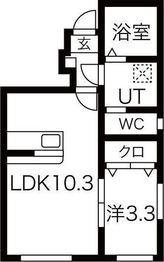 八幡平市大更第２１地割新築の間取り