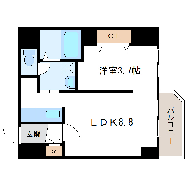 レジデンスタワー札幌の間取り