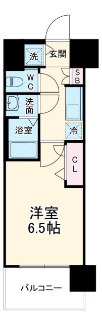 スワンズシティ大阪エスクレアの間取り