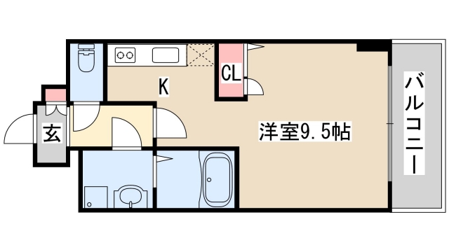 【スワンズ神戸三宮イーストの間取り】