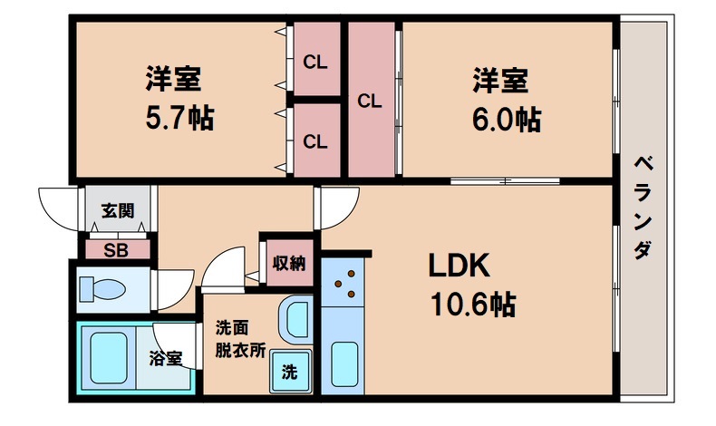 ライオンズシティ難波南の間取り