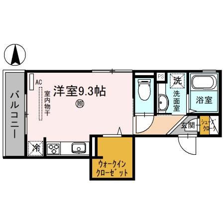 【D-ROOM北田辺丁の間取り】