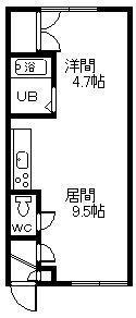 【シャルム赤塚　川端の間取り】