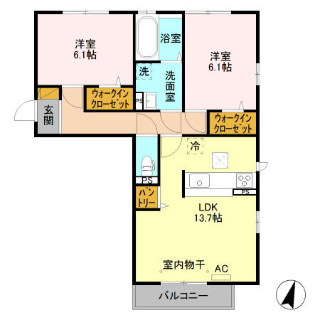 シャインピークス上越妙高 Ｃの間取り