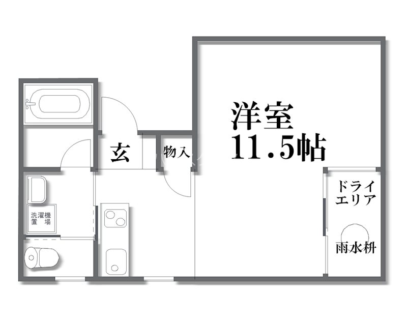 ことぶき荘の間取り