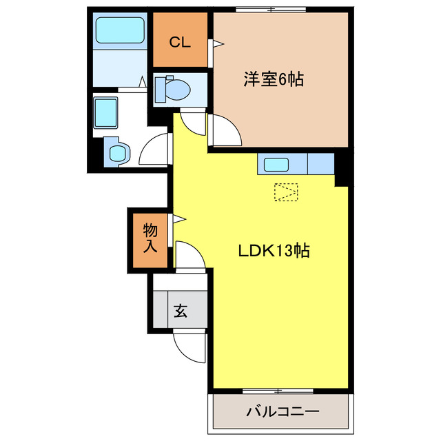 ラフレシールIIの間取り