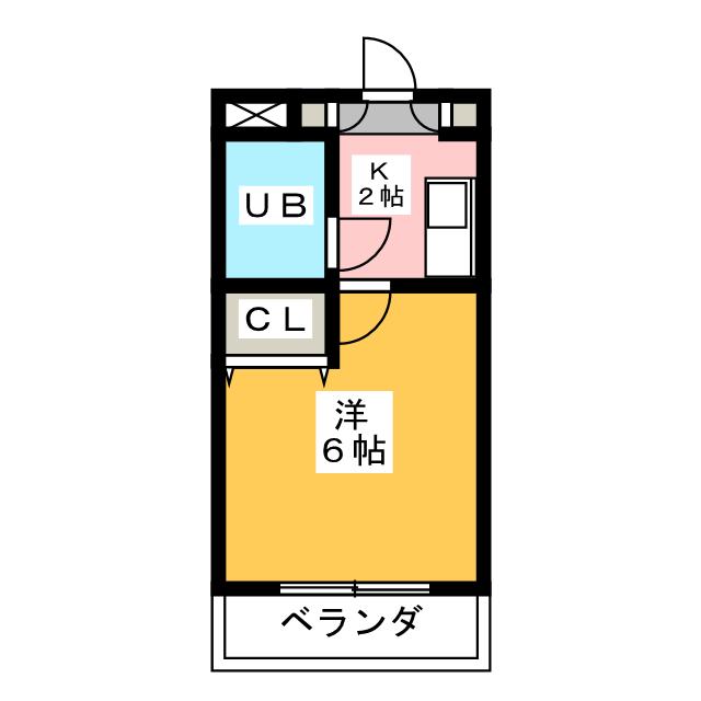 ライオンズマンションレディース汐路の間取り