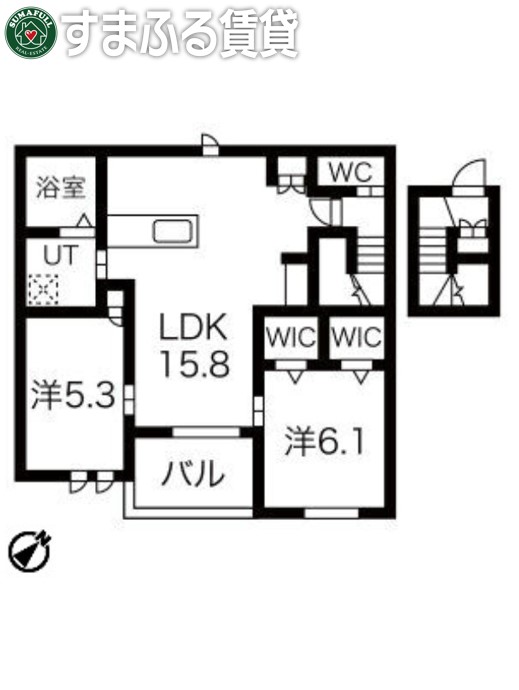 Residence GAKUの間取り