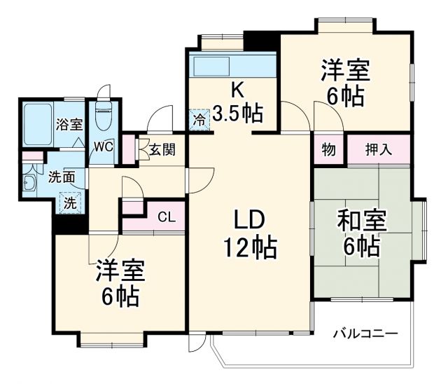 グレイスイン津田山の間取り